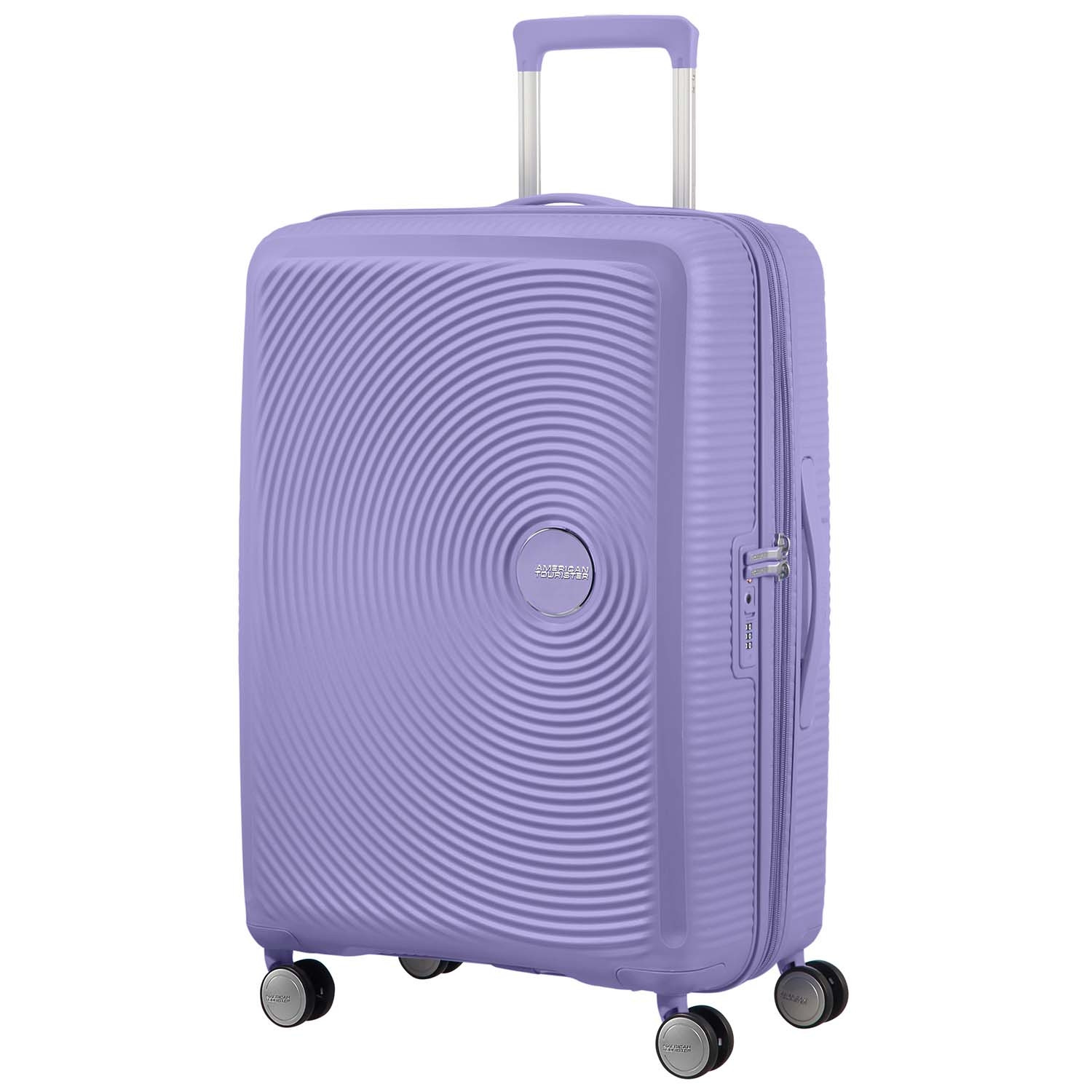 Medium Lavender Expandable Suitcase, 67 cm