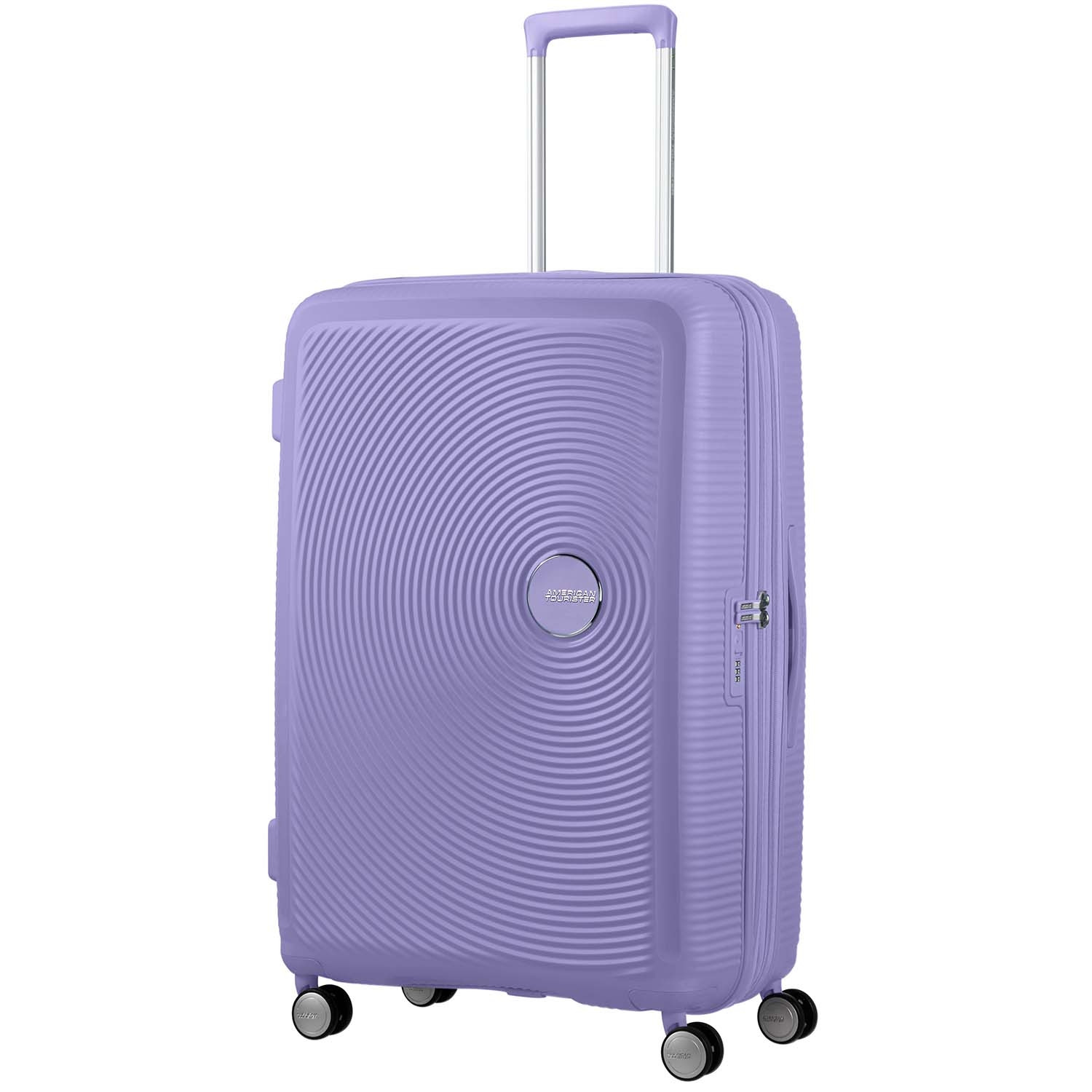 Large Lavender Expandable Suitcase, 77 cm