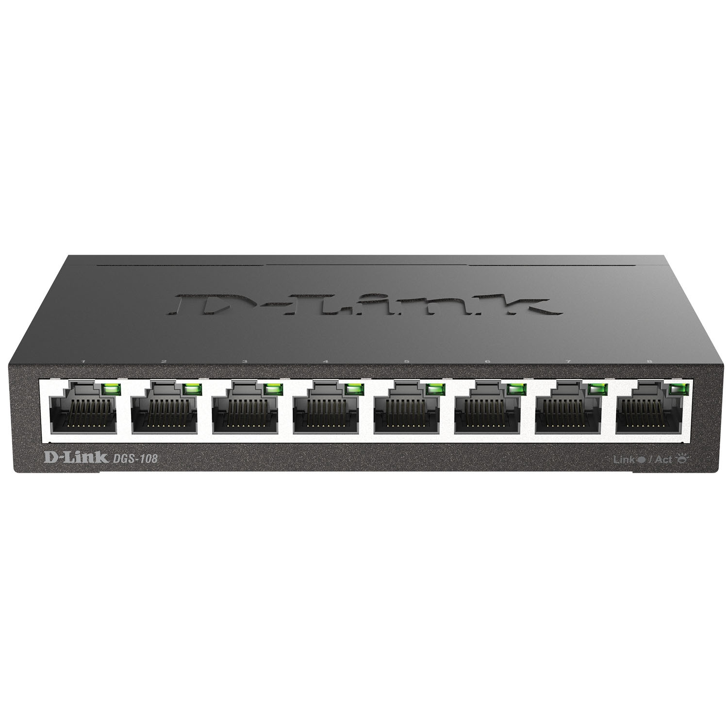8-Port Gigabit Switch, Compact Design