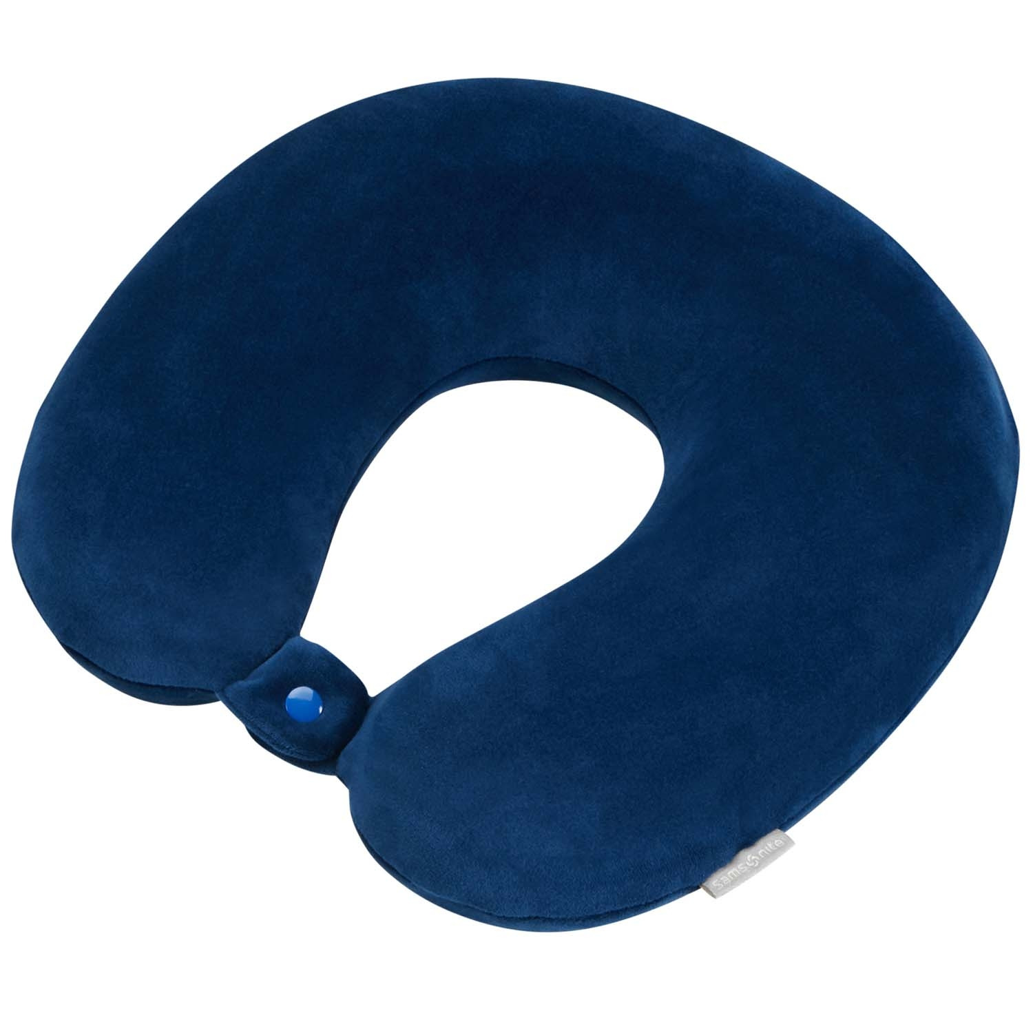 Cuscino cervicale in memory foam, blu notte