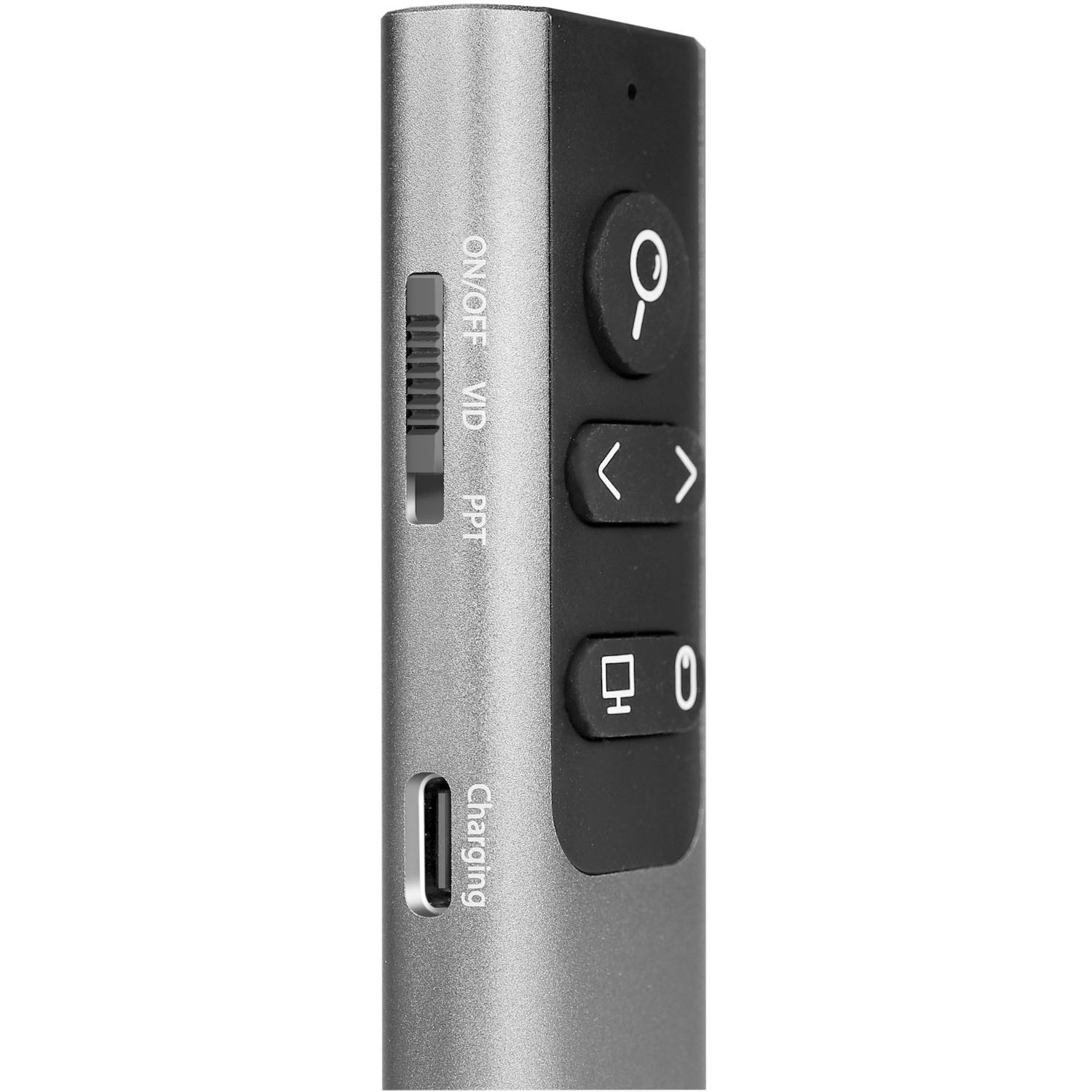 Draadloze presentator met laserpointer, aluminium