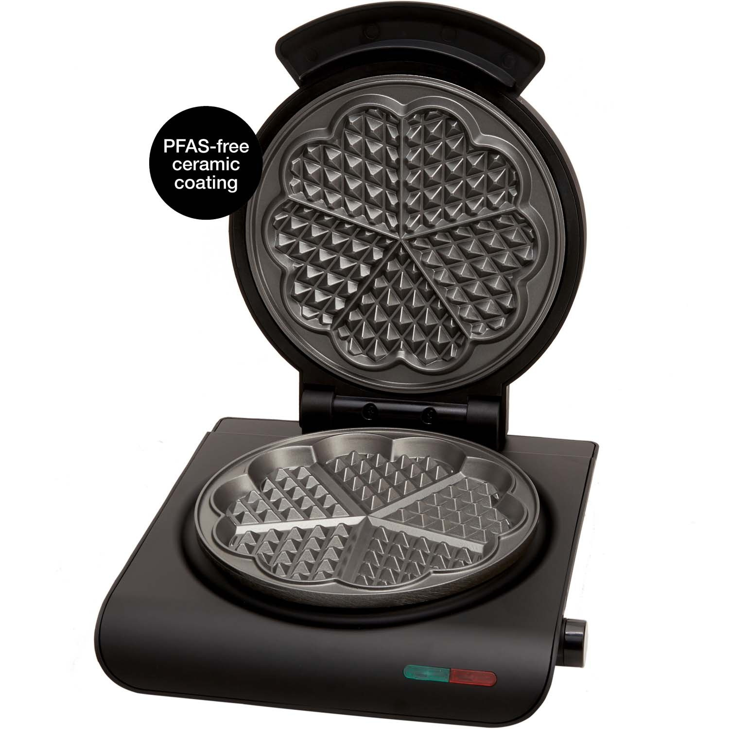 Ceramic Waffle Maker, Black
