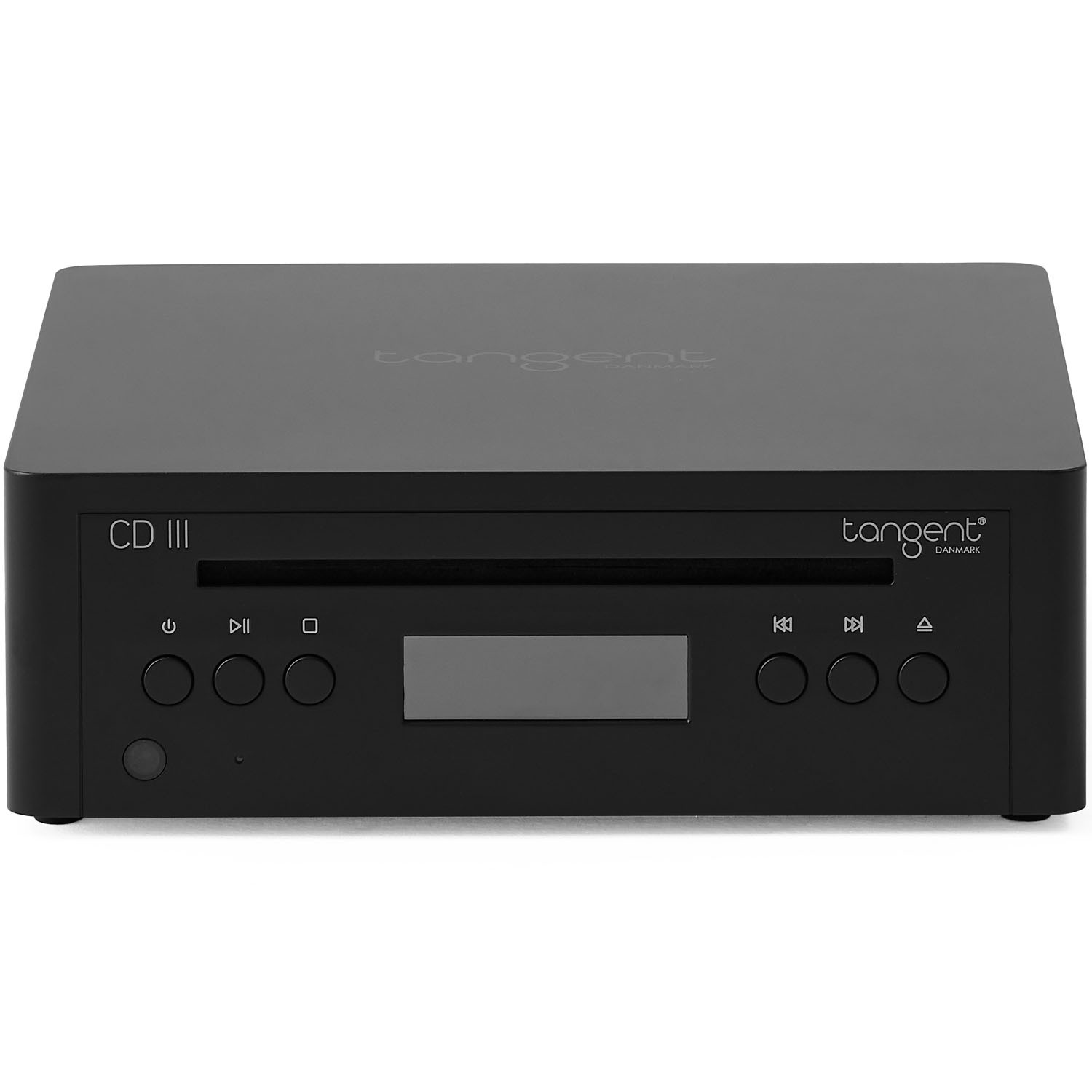 Leitor de CD com visor, preto