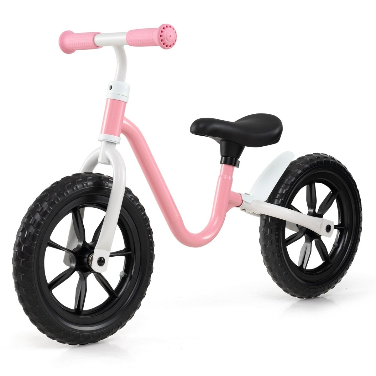 Bicicleta de equilíbrio, assento e guidão ajustáveis, rodas de 12 p...