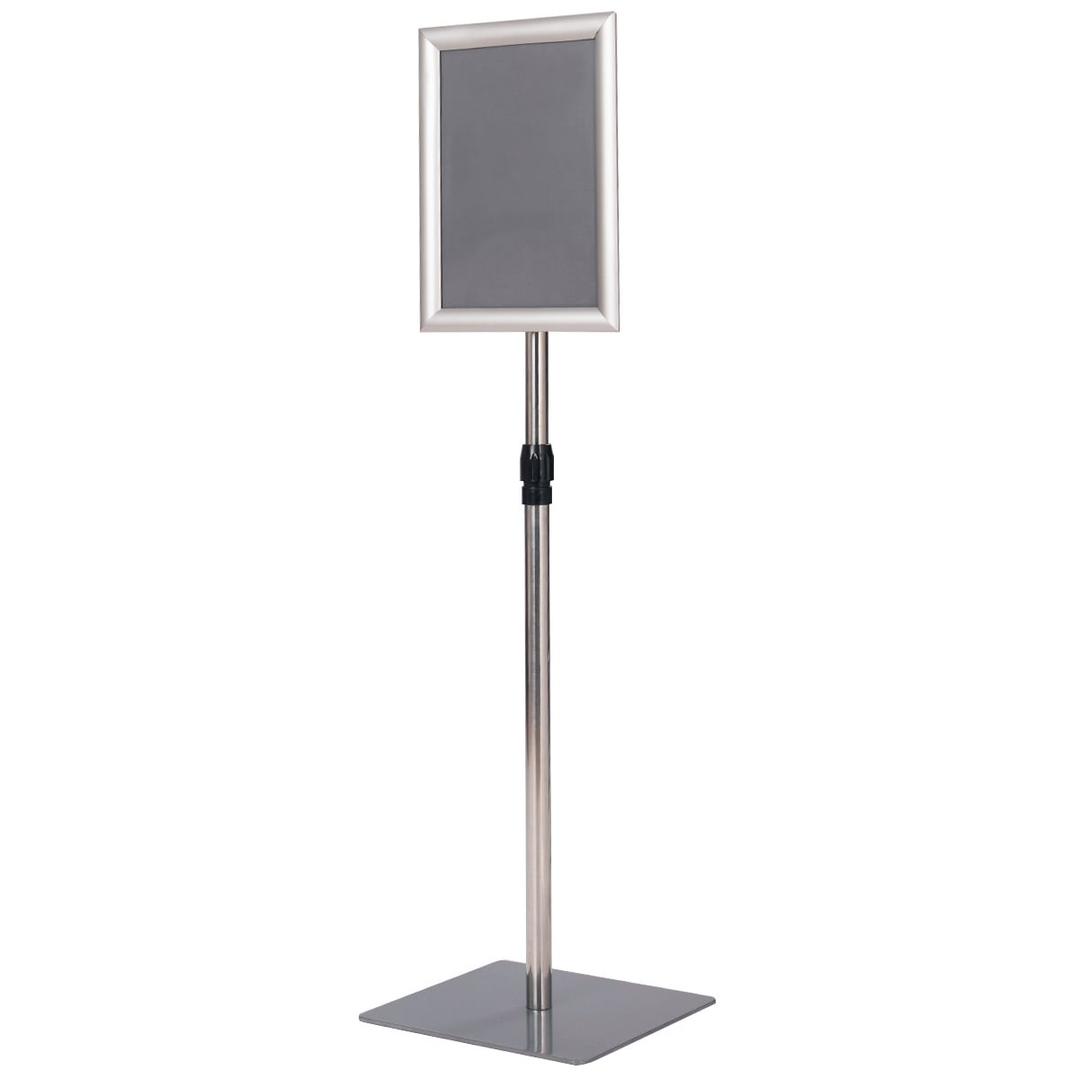 A4 Adjustable Display Stand, 2-Pack, Silver Metal Frame