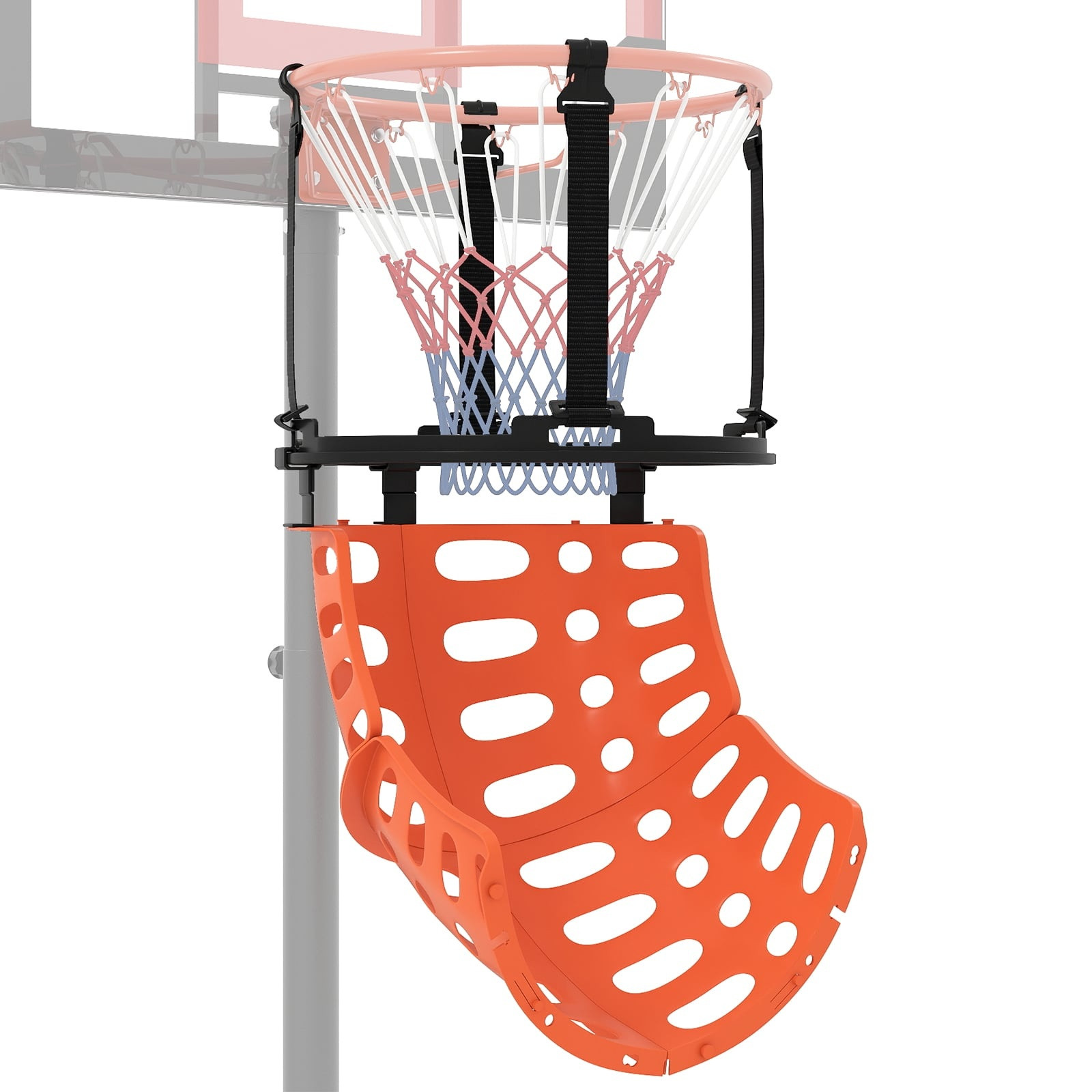 Basketball Return Attachment, 360 Rotating Rebounder