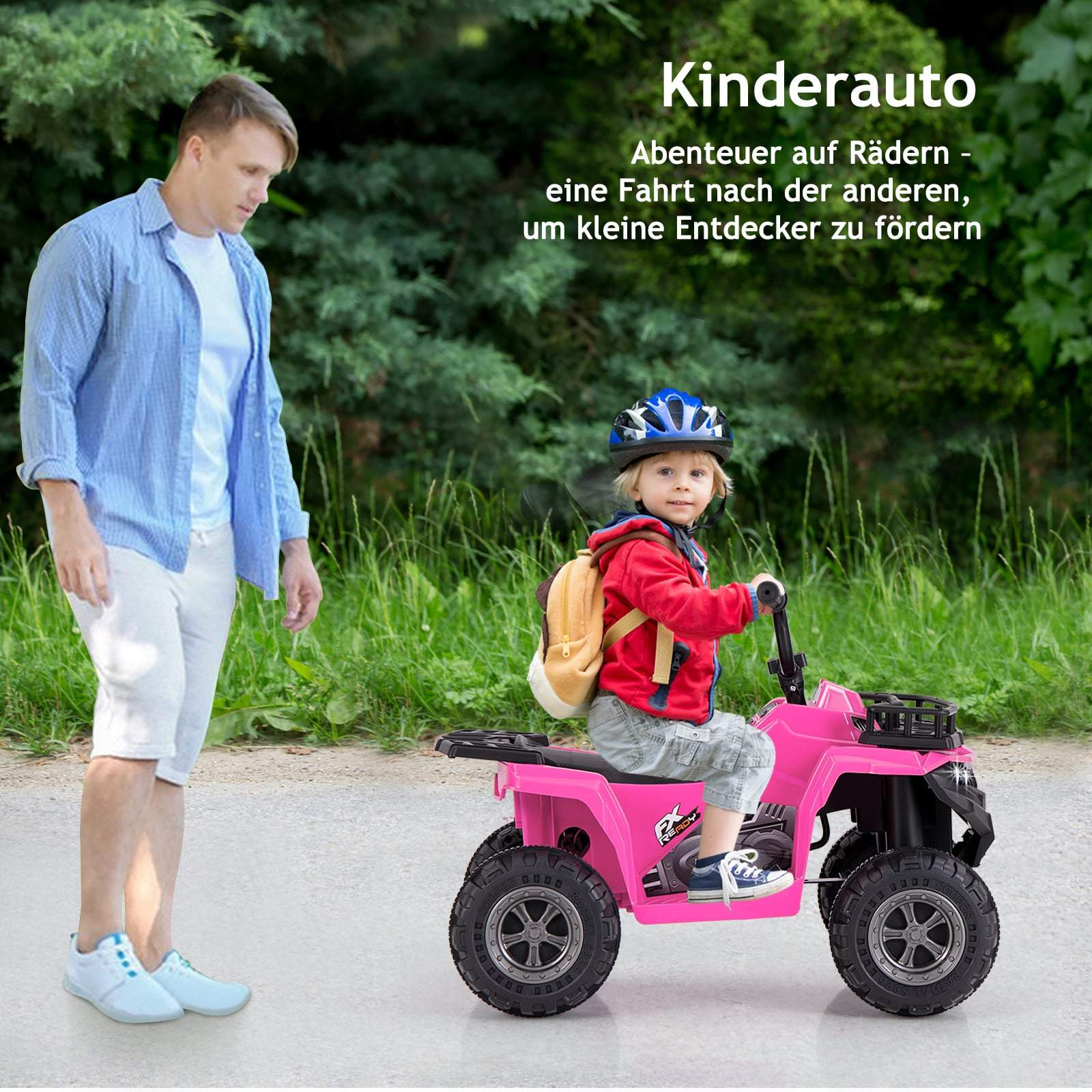 6V Kids Electric Quad with Forward & Reverse Function
