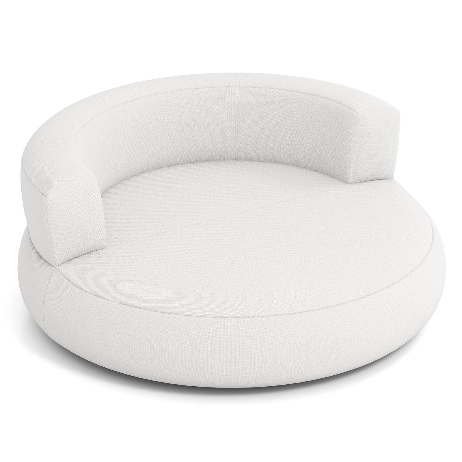 Sofá hinchable desenfundable, 142 cm, color blanco