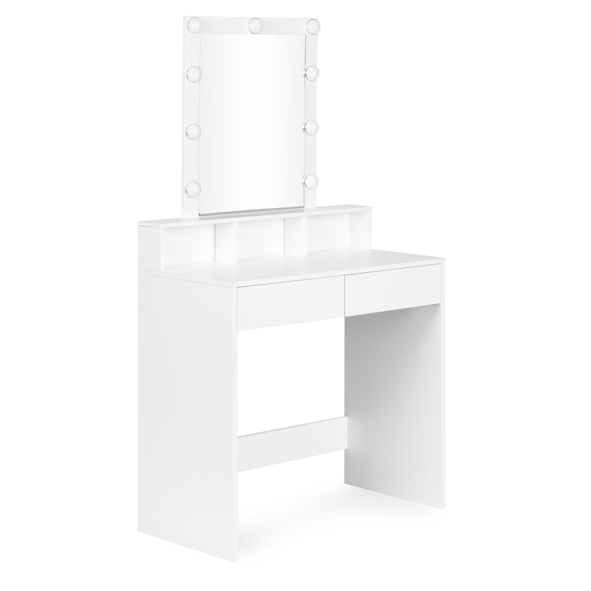 Vanity Dressing Table with Mirror, LED Lights, 3 Colors