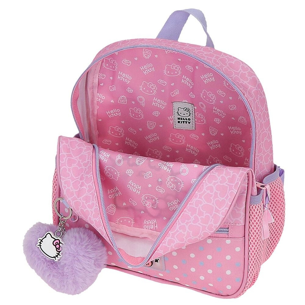 Hello Kitty Hearts & Dots adaptable backpack 25cm
