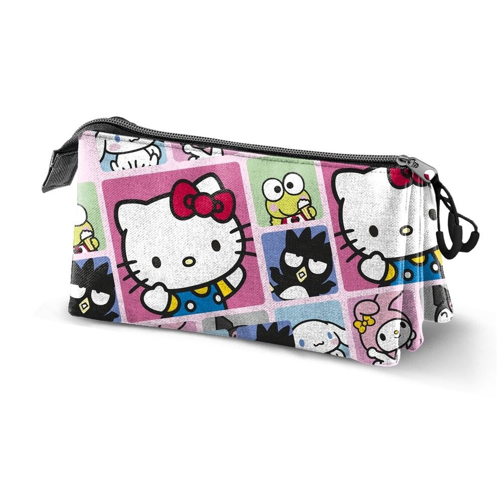 Hello Kitty Panels drievoudig etui