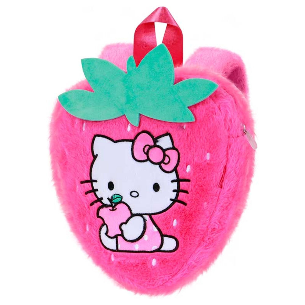 Hello Kitty Erdbeer-Plüschrucksack