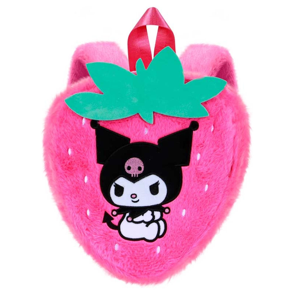 Mochila Hello Kitty e Amigos Kuromi Morango