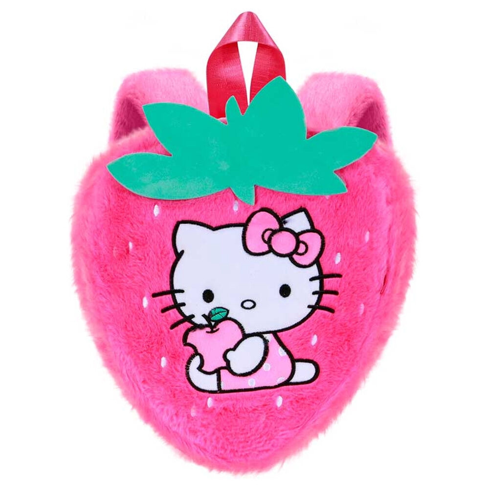 Hello Kitty Erdbeer-Plüschrucksack