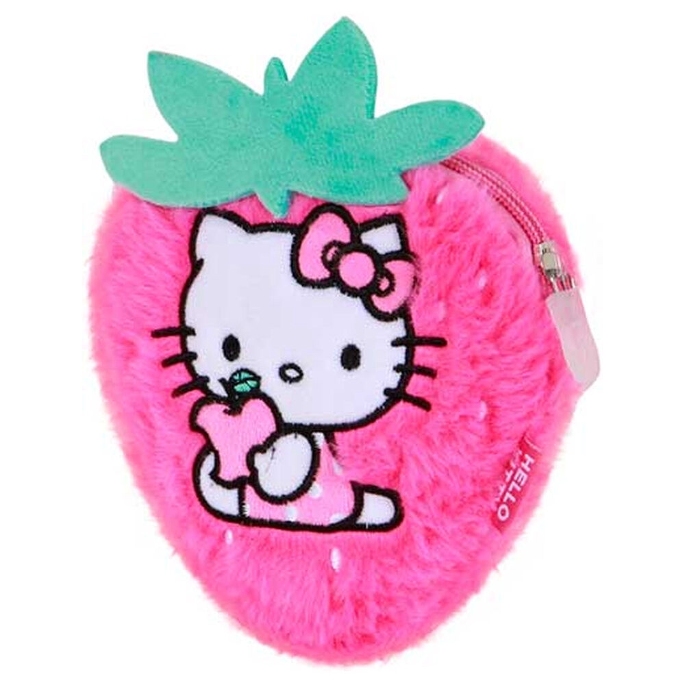Hello Kitty Erdbeer-Plüschhandtasche