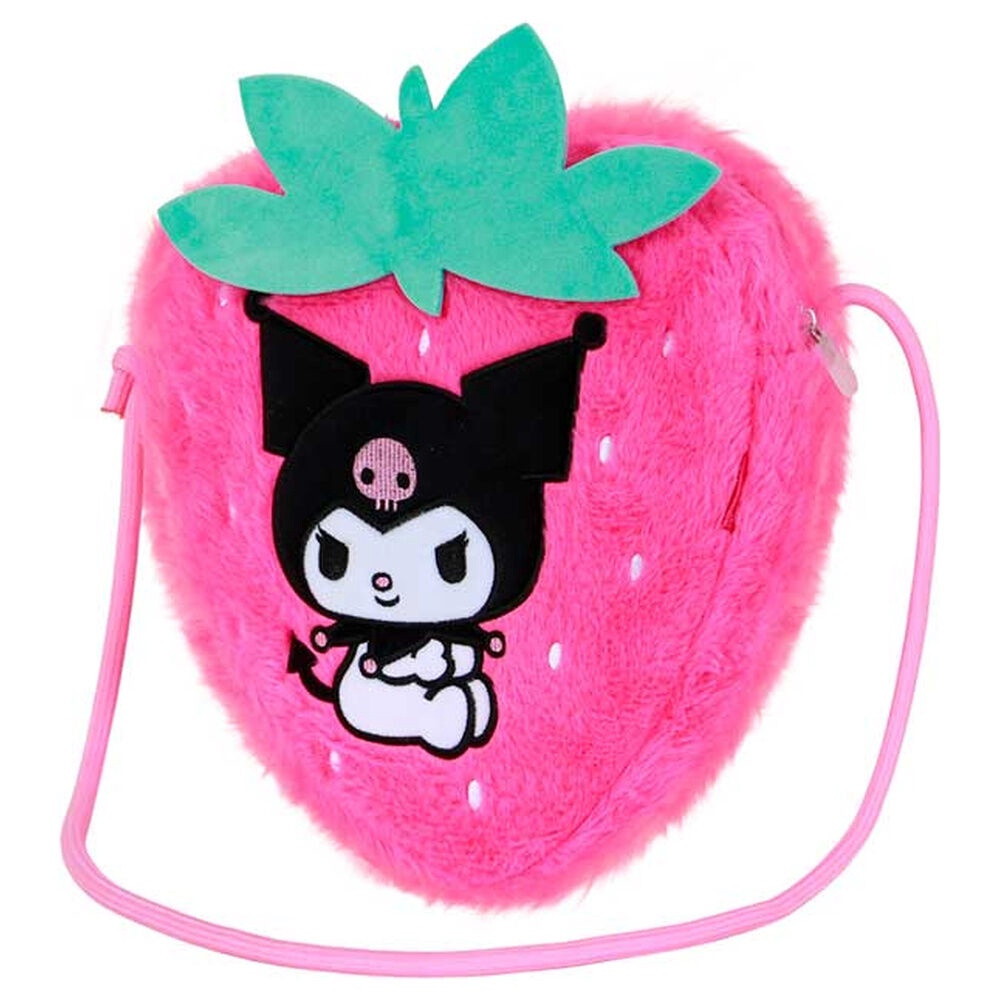 Bolsa Hello Kitty e Amigos Kuromi Morango