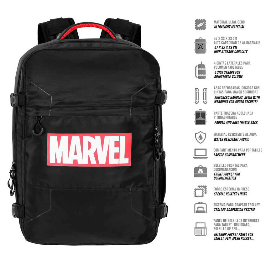 Mochila Marvel Comics 49cm
