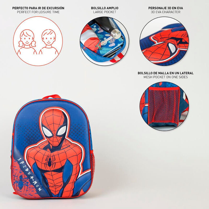 Marvel Spiderman 3D-Rucksack 31 cm