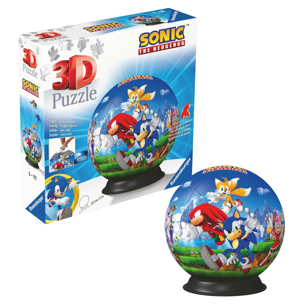 Sonic the Hedgehog Puzzle 3D 72 elementy