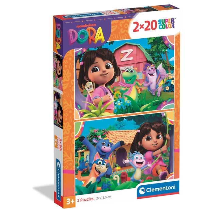 Puzzle Dora l'exploratrice 2x20 pièces