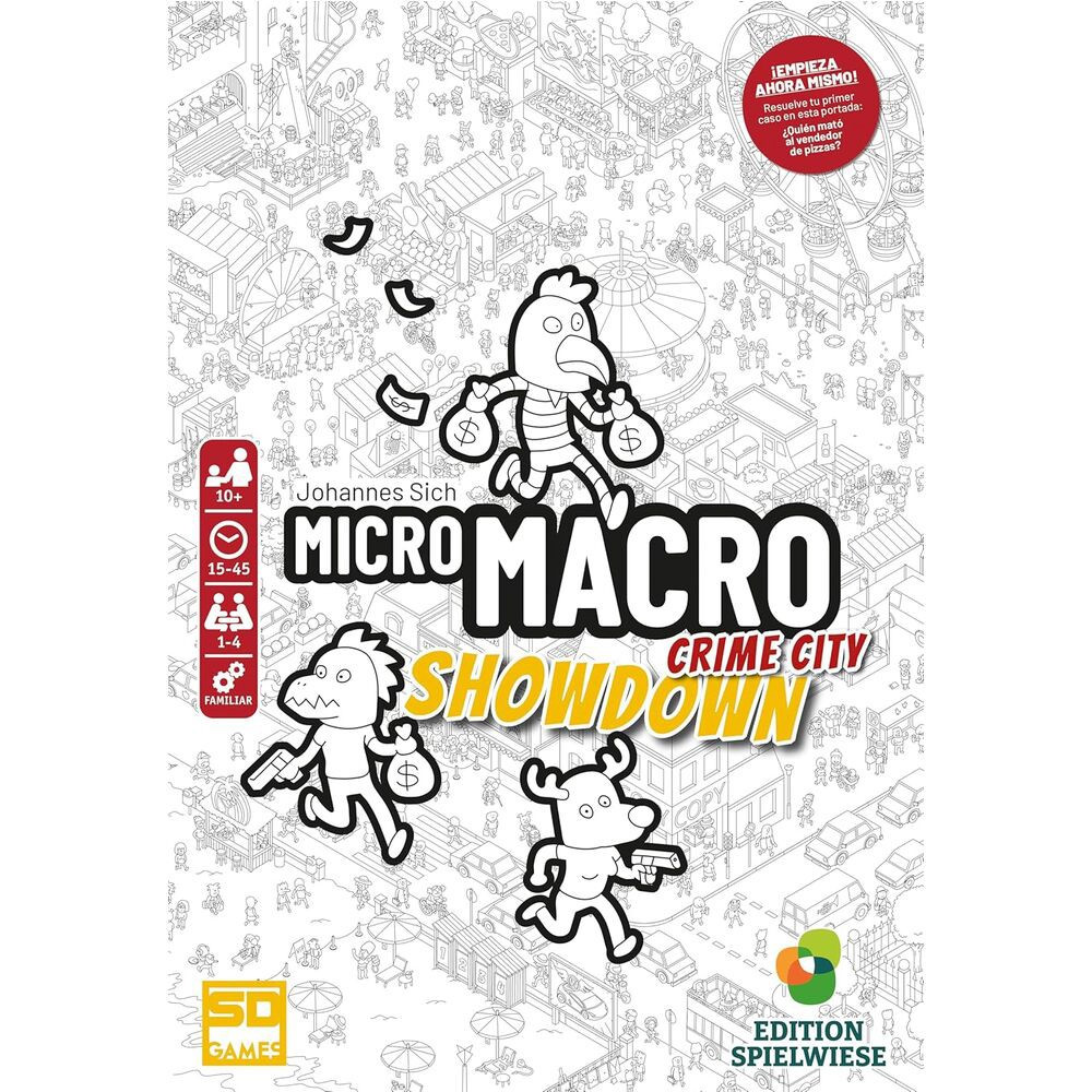 Spanisches Micro Macro Showdown-Spiel