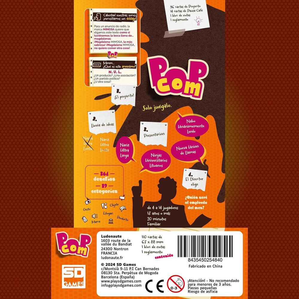 Jogo Pop Com espanhol