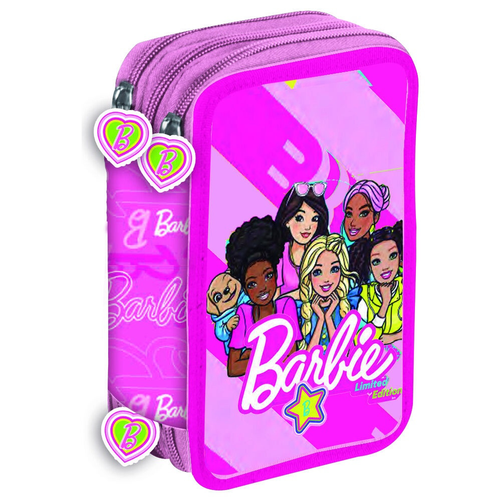 Astuccio triplo Barbie