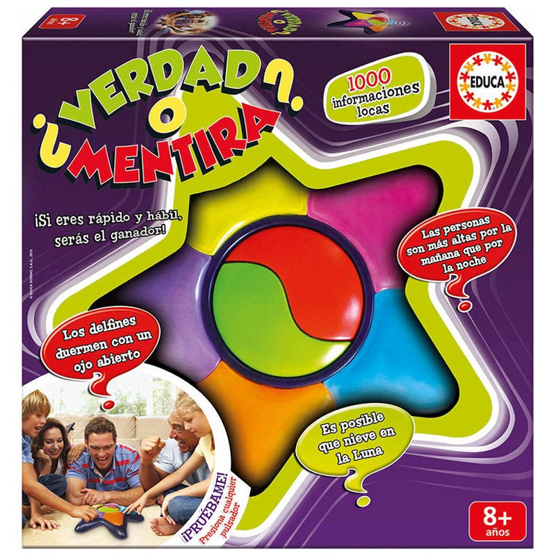 Spanisches Wahrheit oder Lüge-Spiel