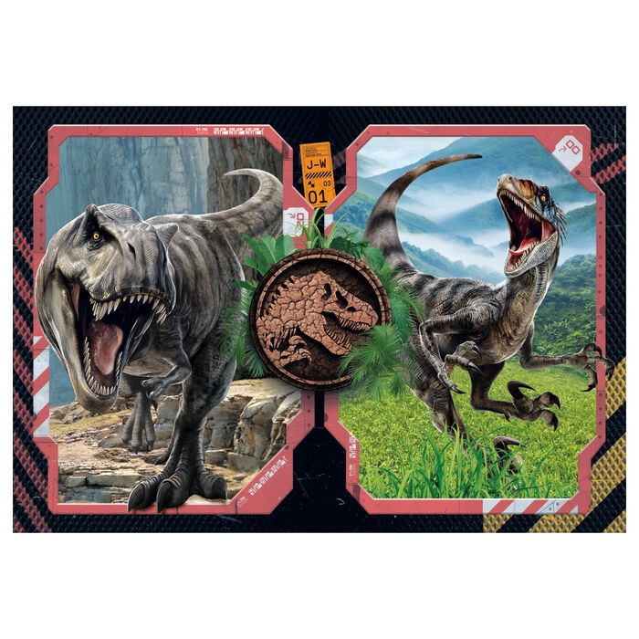 Puzzle Jurassic World 2x60 pezzi