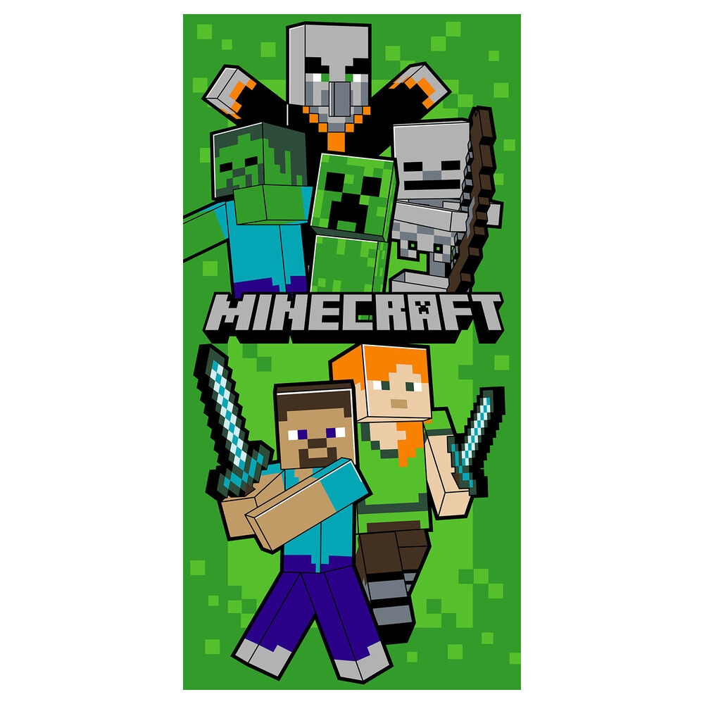 Minecraft microvezel strandhanddoek