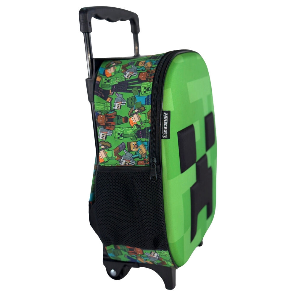 Carrinho 3D com rosto do Minecraft 32cm