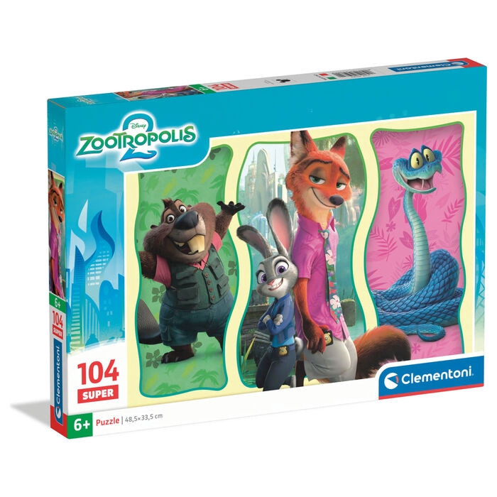 Zootopia 2 puzzle 104 elementy