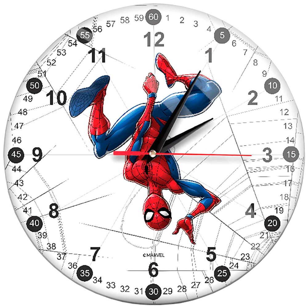 Reloj de pared de Marvel Spiderman
