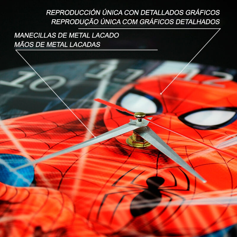 Marvel Spiderman wandklok