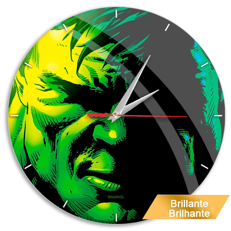Relógio de parede do Hulk da Marvel
