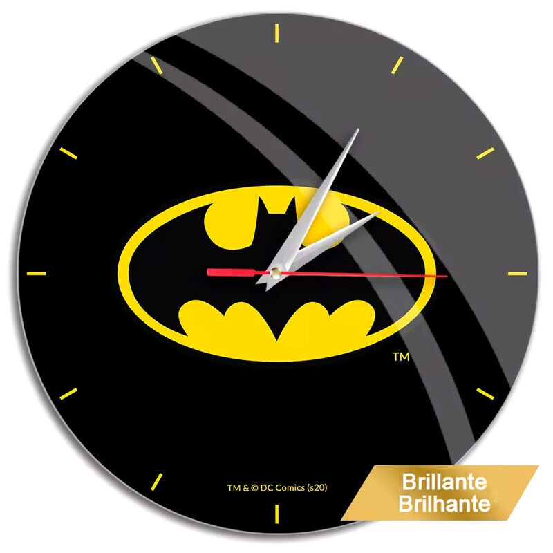 Relógio de parede Batman da DC Comics