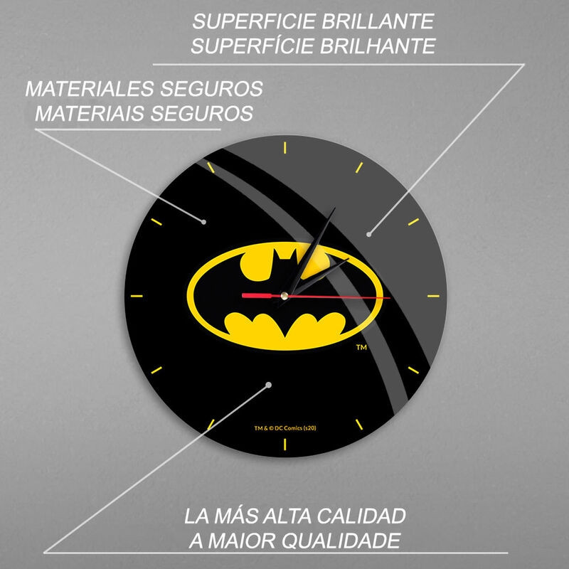 Horloge murale Batman de DC Comics