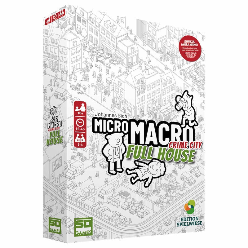 Micro Macro Full House Brettspiel Spanisch