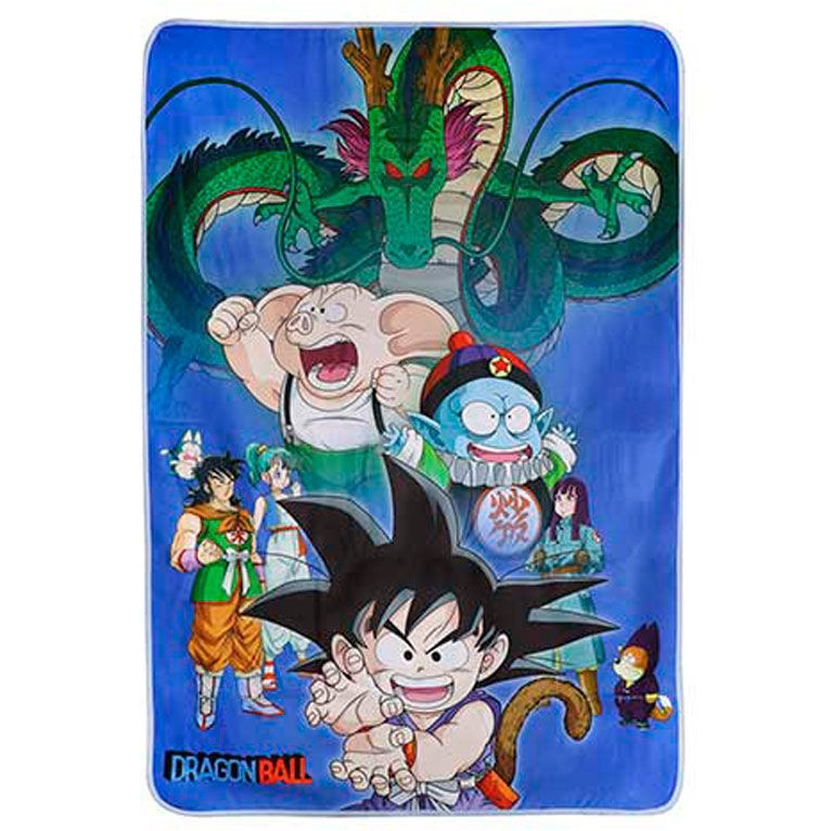 Cobertor Dragon Ball Shenron e Heróis