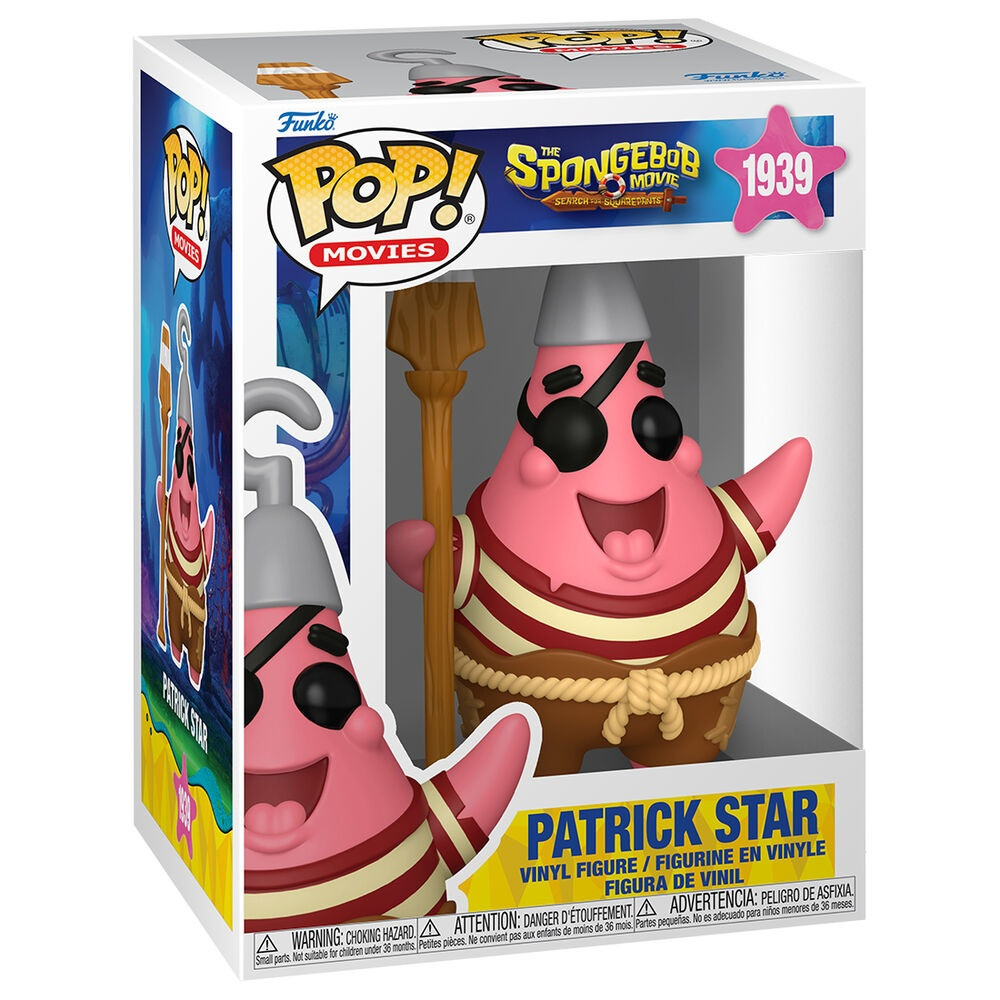 Boneco POP do Bob Esponja em Busca do Patrick Estrela