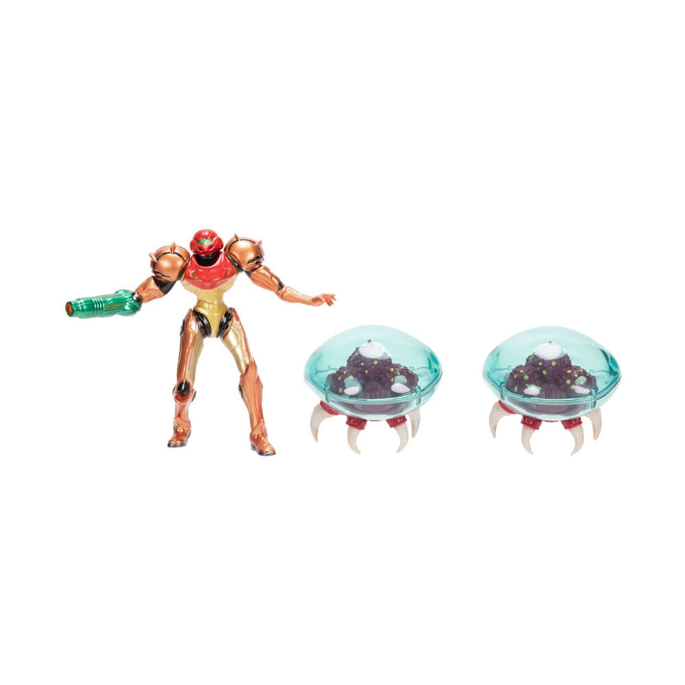 Pacote Metroid com 3 figuras de 6 cm