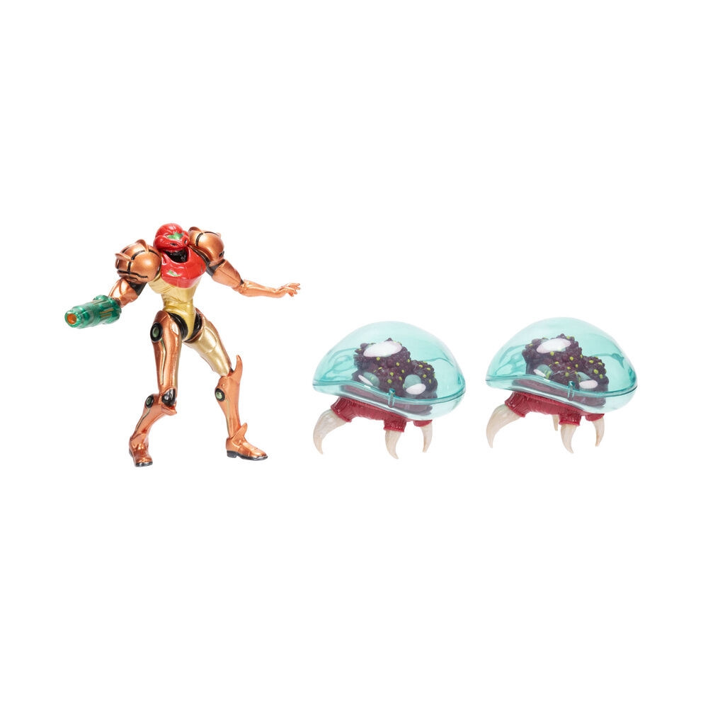 Pacote Metroid com 3 figuras de 6 cm