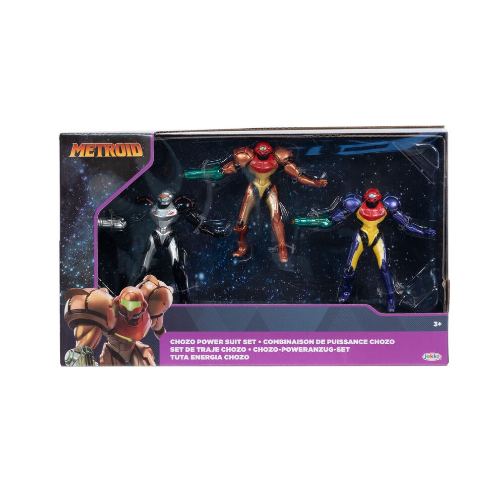 Metroid pack 3 figurki 6cm