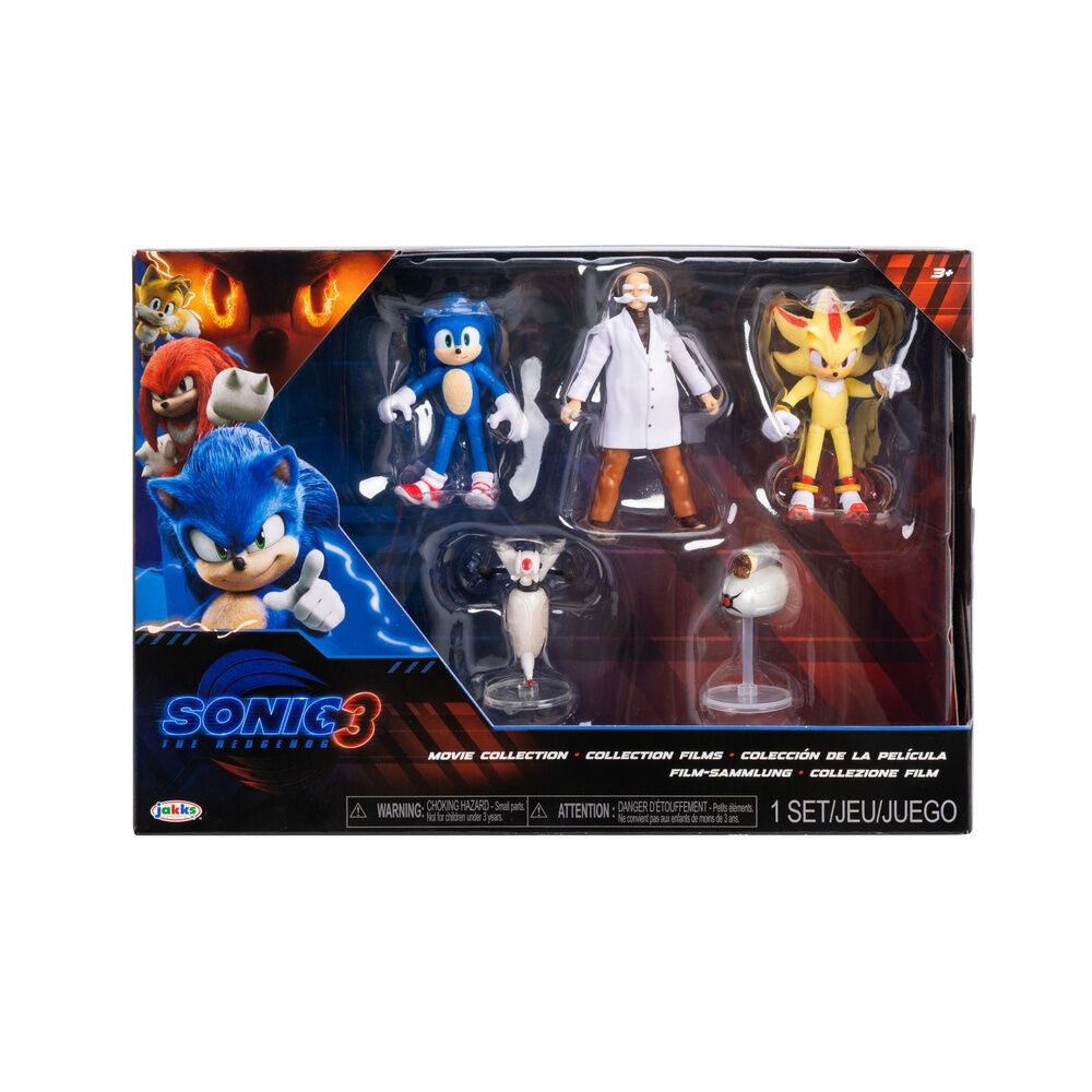 Sonic 3 wave 3 pack 5 figures 6cm