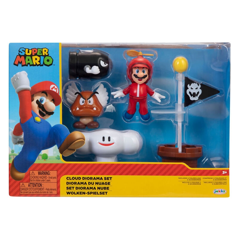 Ensemble diorama Nintendo Super Mario Cloud