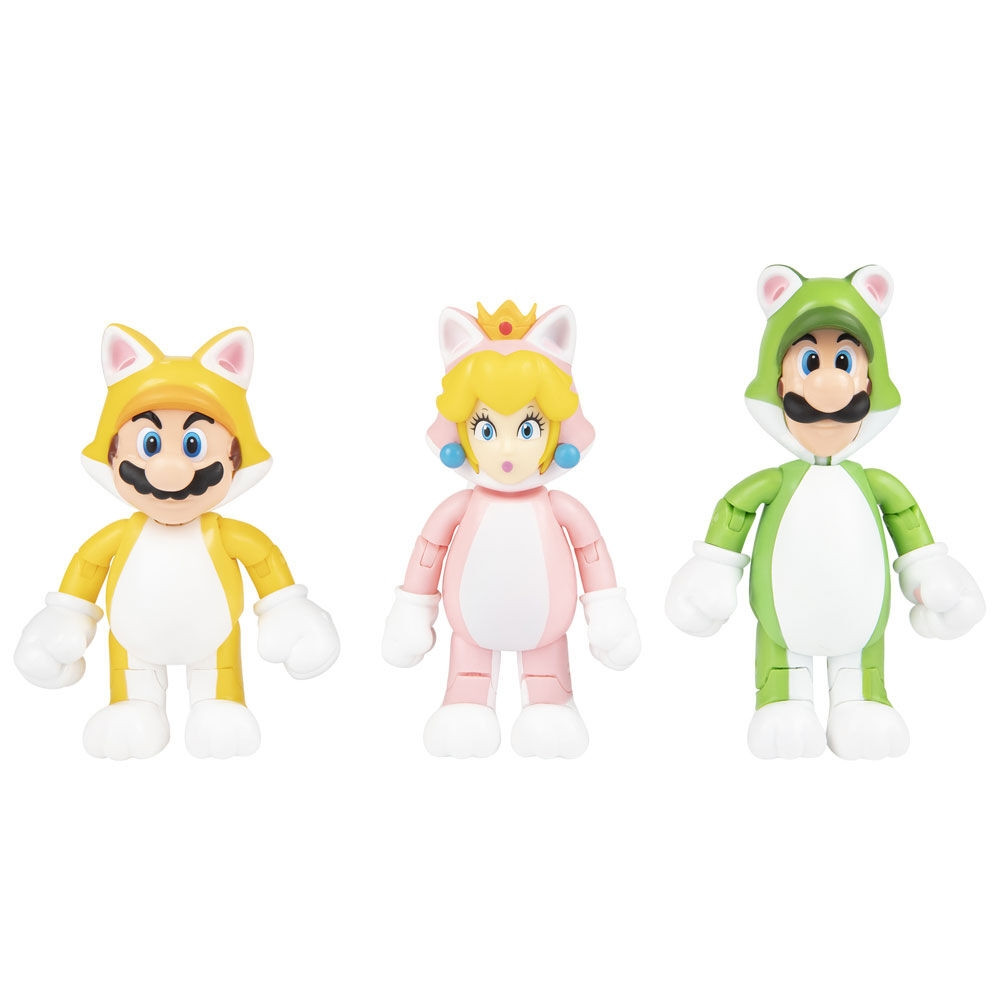 Super Mario Bros pack 3 figures 10cm