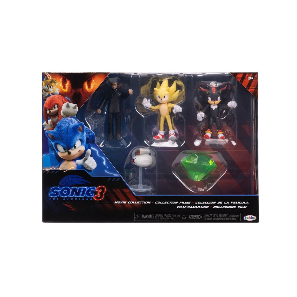 Sonic 3 wave 1 pack 5 figuras 6cm