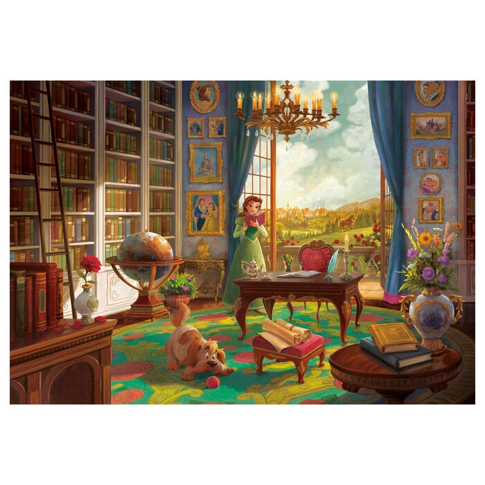 Quebra-cabeça da Bela e a Fera da Disney, 500 peças.
