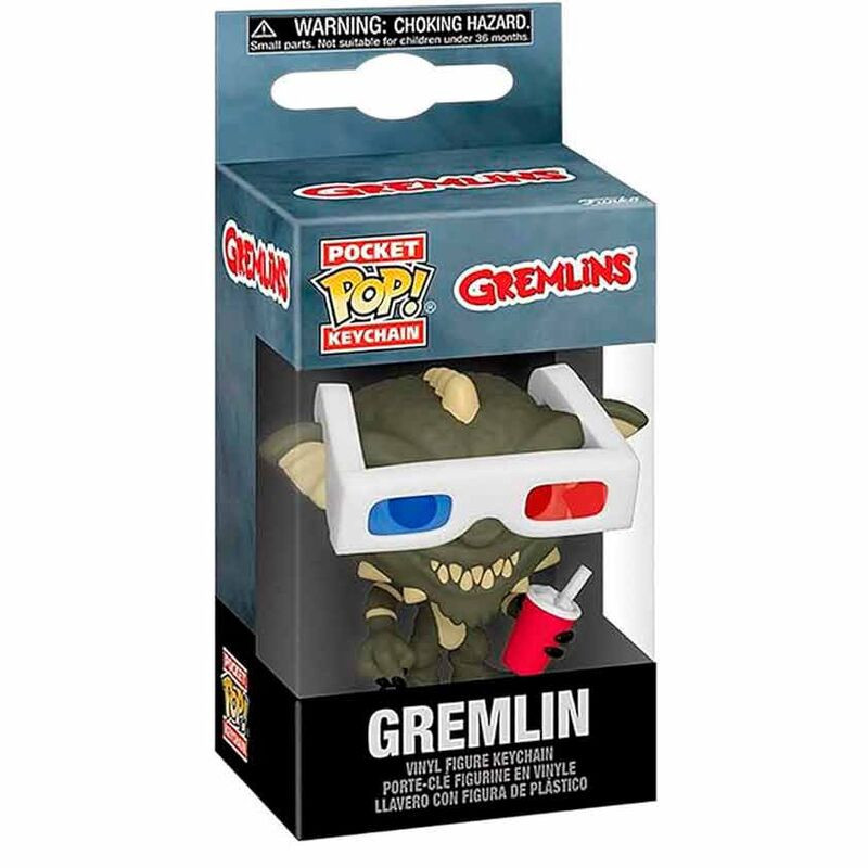 Chaveiro Pocket POP Gremlins Gremlin com óculos 3D