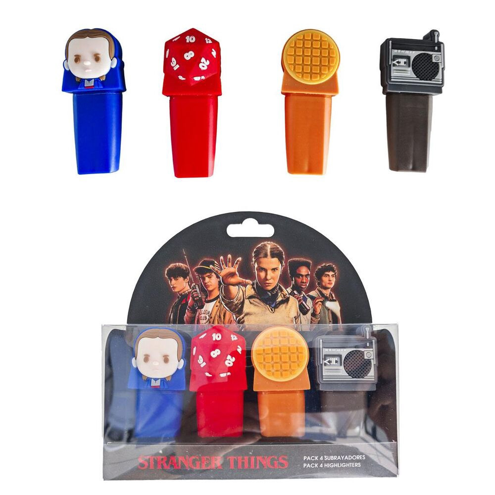 Stranger Things 4er-Packung Textmarker